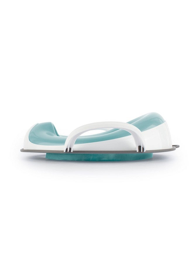 برينس ليون هارت مقعد مرحاض Prince Lionheart Tinkle Trainer - مقعد مرحاض للتدريب على استخدام المرحاض - مقعد مرحاض بمقابض أمان قوية، واقٍ من الرذاذ، وقاعدة غير قابلة للانزلاق - يناسب معظم المراحيض، تصميم مريح - Glacier - Image 4