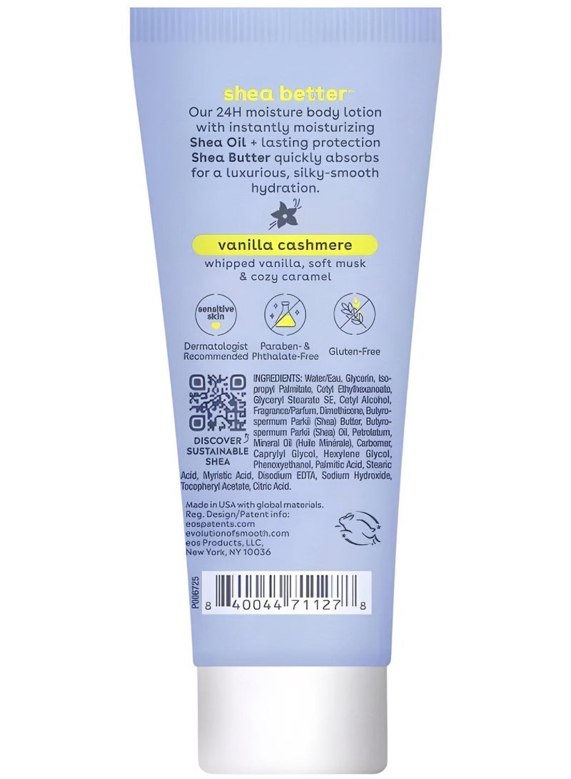 EOS Shea Better Body Lotion – Vanilla Cashmere – 2.5 fl oz (74 ml) - Image 2
