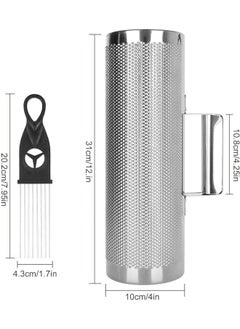 Megarya MegArya Premium Latin Percussion Metal Guiro Shaker Stainless Steel Guiro Instruments  - Image 2