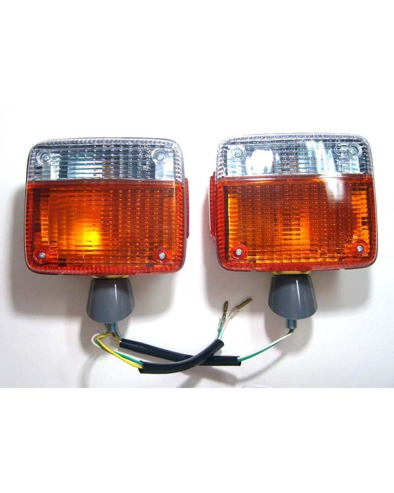 Motorstorex Front Turn Signal Light Lamp Pair for Toyota Land Cruiser Models