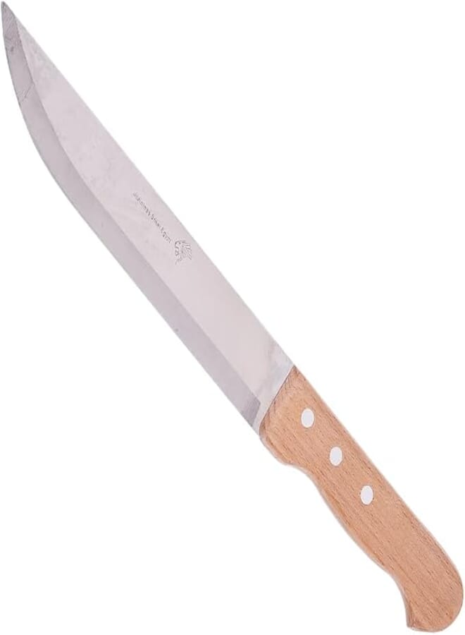 Image Stainless Steel Steak Knife With Wooden Handle Healthy And Durable For Everyday Use