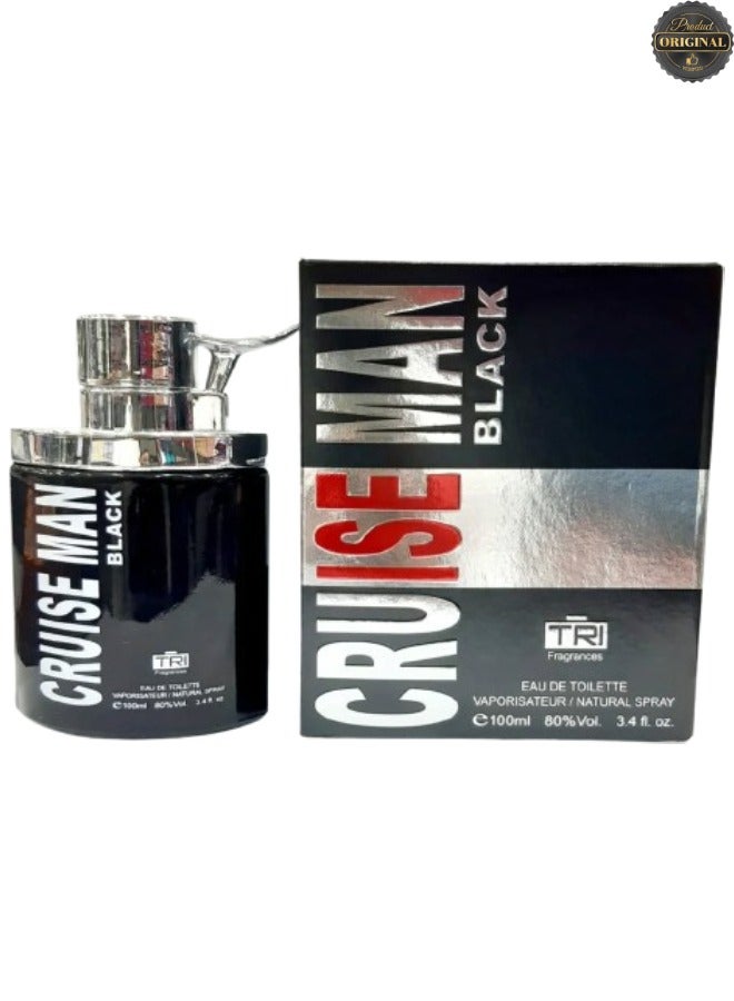 تي أر آي 3 قطع عطر كروز مان بلاك 100 مل - Image 2