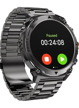 1.43" Smart Watch with AMOLED Display Bluetooth Calling, Multi Language, Health & Sports Tracking, Wireless Charging, 10 Days Battery, IP68, iOS/Android Compatible Magnet Charger - Tarnish - pzsku/Z2C25319BE086221B418EZ/45/1746192064/33ee3dfc-b9cb-41e6-8c53-957b297329db