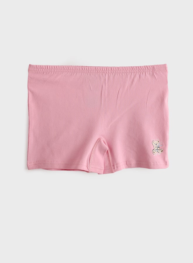 LC WAIKIKI Girls' Basic Boxer Trunks with Elastic Waistband 3-Pack  - Image 2