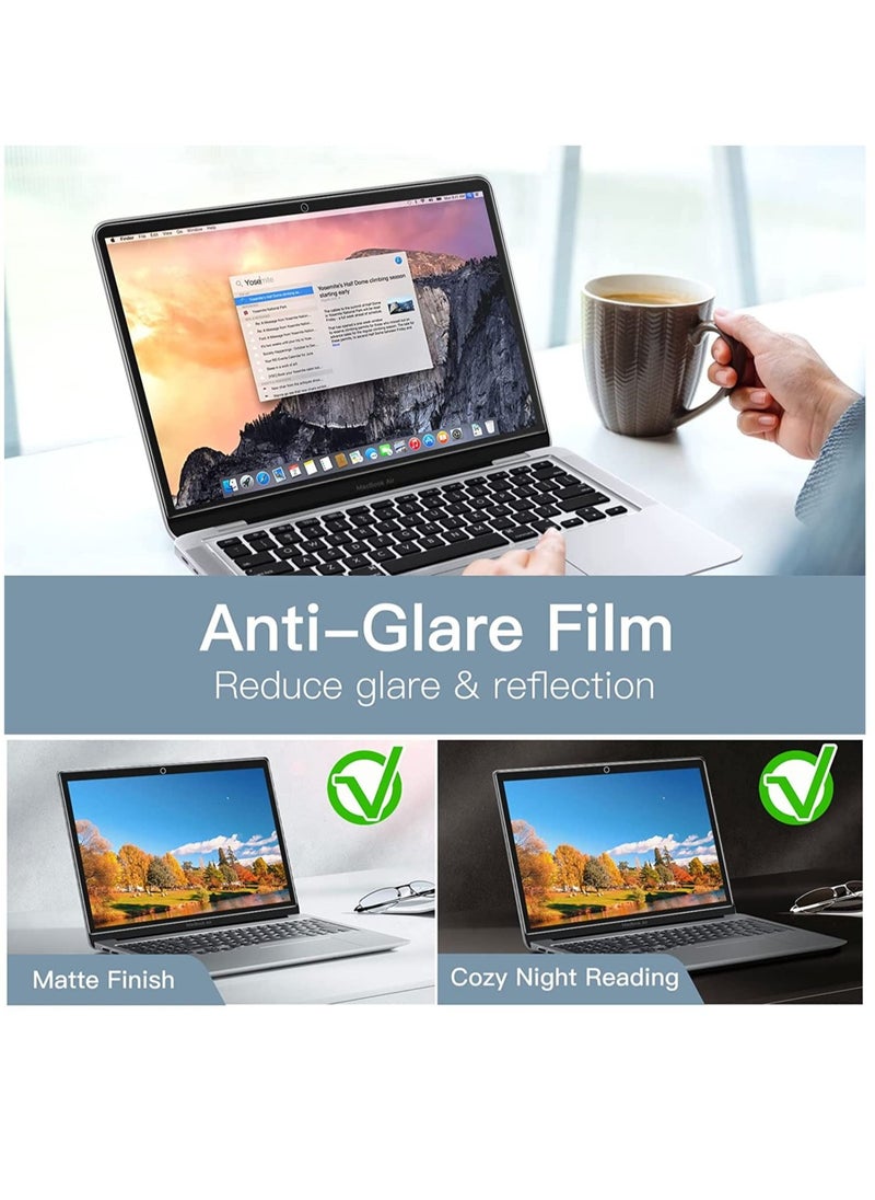 Captaintech Screen Protector for MacBook Pro 13 Inch (2016 2022 M1 M2)  MacBook Air 13 Inch (2018 2020 M1) Anti Glare Film Matte Anti Fingerprint  - Image 2