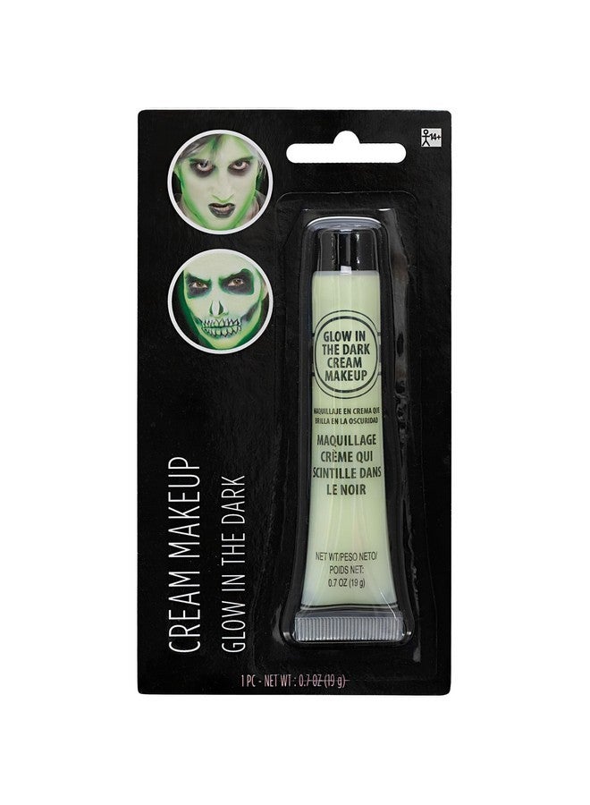 Amscan Glow-In-The-Dark Cream Makeup Tube - 0.7 oz. (Pack of 1) - Vibrant Color & Pigmented Perfect for Festive & Creative Looks - Image 2