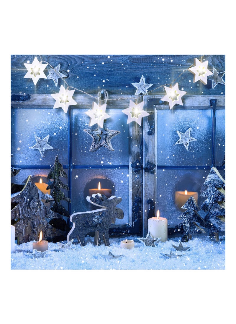 Y&D - 9.8 Feet LED Star Lights, Twinkle Lights Bedroom Decor Remote Controlled Festive Love Light Strings Fairy tarry Night Ambiance for Home Garden Decoration(20PCS) - Image 1