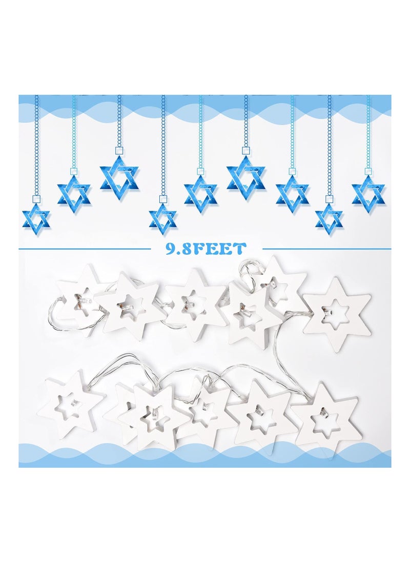 Y&D - 9.8 Feet LED Star Lights, Twinkle Lights Bedroom Decor Remote Controlled Festive Love Light Strings Fairy tarry Night Ambiance for Home Garden Decoration(20PCS) - Image 1