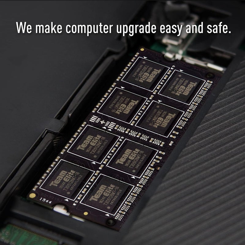 TeamGroup كيت إلت DDR3L 16GB (2 x 8GB) 1600MHz PC3-12800 CL11 غير مخزن غير ECC 1.35V SODIMM 204-Pين ذاكرة كمبيوتر محمول ترقية رام - TED3L16G1600C11DC-S01 - Image 4