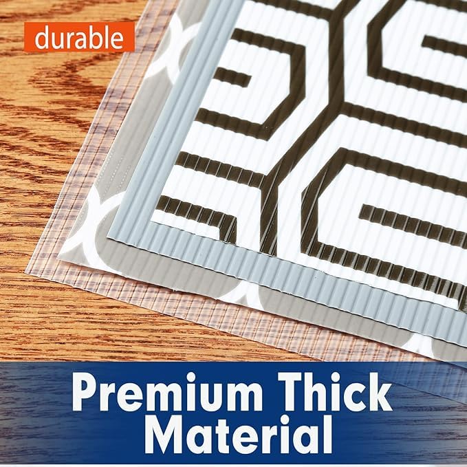 KayJen (45cmX3m) Transparent Food Grade EVA Anti Slip MatSheet for Fridge, Kitchen, Drawer, Shelf Liner, Table (Line Texture, Transparent) - Image 4