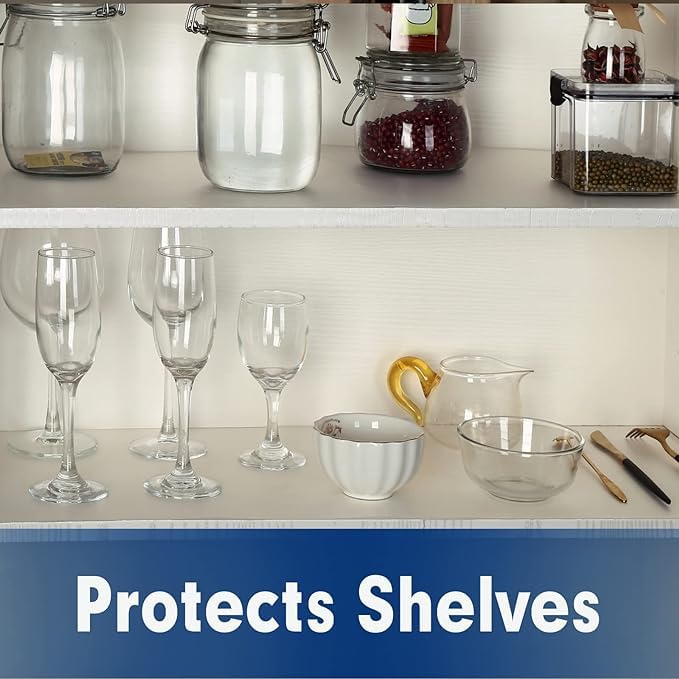 KayJen (45cmX3m) Transparent Food Grade EVA Anti Slip MatSheet for Fridge, Kitchen, Drawer, Shelf Liner, Table (Line Texture, Transparent) - Image 5