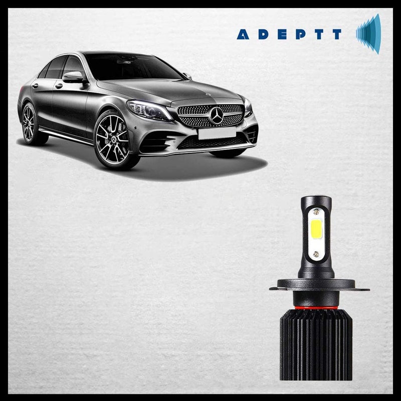 Adeptt H8/H11/H16 Super Bright Ultrawhite LED 6500K Fog Light Bulbs (White) for MERCEDES BENZ C CLASS - Image 2