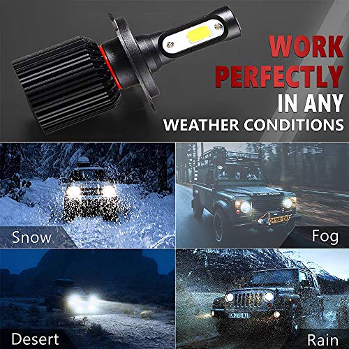 Adeptt H8/H11/H16 Super Bright Ultrawhite LED 6500K Fog Light Bulbs (White) for MERCEDES BENZ C CLASS - Image 3