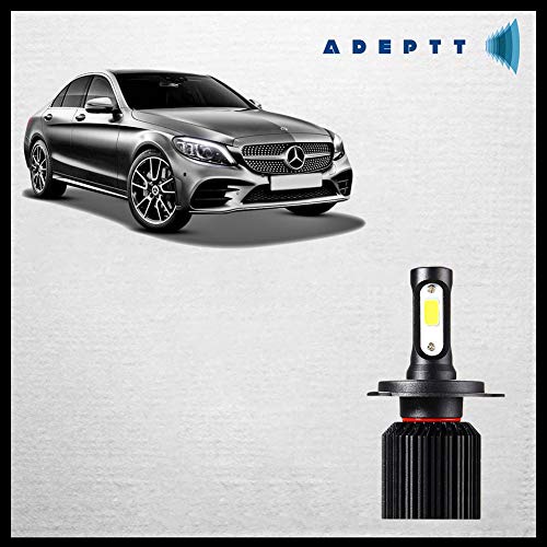 Adeptt H8/H11/H16 Super Bright Ultrawhite LED 6500K Fog Light Bulbs (White) for MERCEDES BENZ C CLASS - Image 1