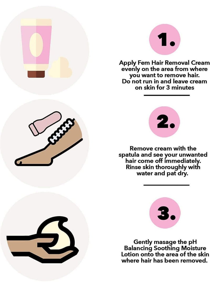 fem Blossom Hair Removal Cream 40gm + 20% Extra Free - Image 4