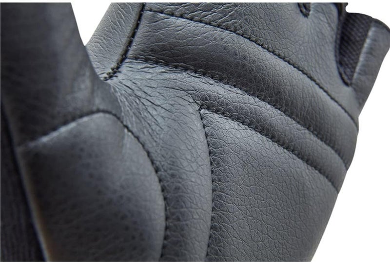 ريبوك قفازات ملاكمة GEL أساسية للرجال والنساء – حشوة ممتصة للصدمات لتدريبات MMA، كيكس بوكسينغ والملاكمة على كيس الوزن – أسود/أزرق معدني، 12 أونصة - Image 4