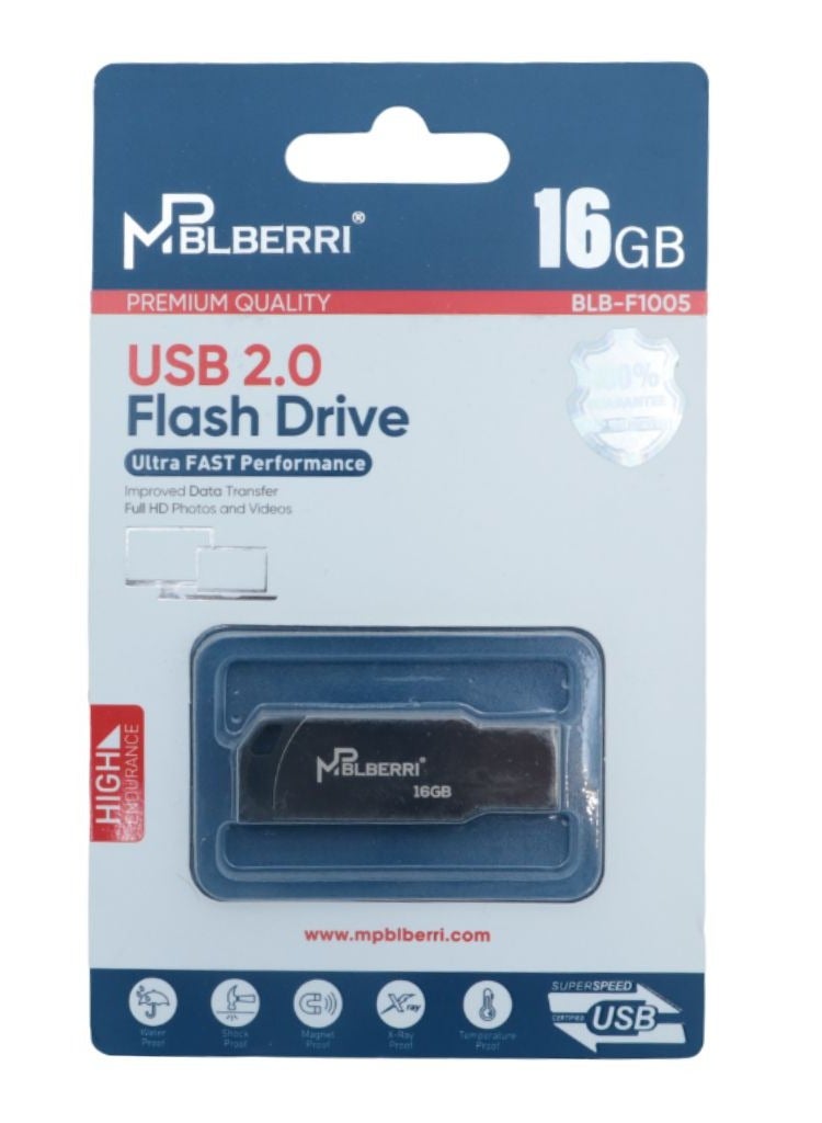 MP BLBERRI 16GB USB 2.0 Flash Drive