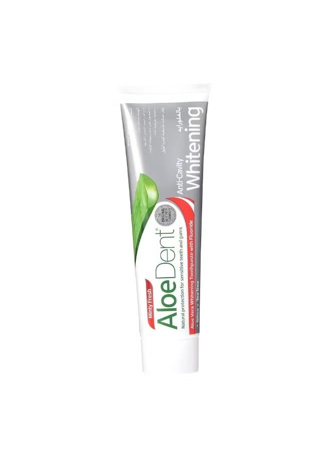 AloeDent Aloe Vera Whitening Toothpaste Fluoride Free 100 ml - Image 2