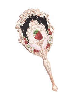 Strawberry Rococo Hand, Travel Handheld Cosmetic Mirror