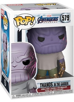 Funko Funko Pop! Marvel: Endgame - Casual Thanos With Gauntlet - Avengers - Collectable Vinyl Figure  - Image 1
