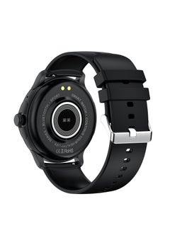 Hommtel Smart Sports Watch VENU 3 – Women & Girls Fashion Edition (Black) with 1.43-inch AMOLED Display, Bluetooth Calling, 100+ Sport Modes, Multidimensional Health Management, Ultra-Long Battery Life (30 Days Standby, 5-7 Days Usage), Always-On Screen, Exquisite Crown with Mechanical Vibration, Rich Applications, and 2 Extra Interchangeable Black Silicone Straps  - Image 4