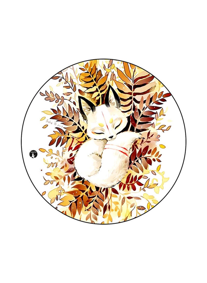 RKN Fox Printed Mouse Pad Multicolour