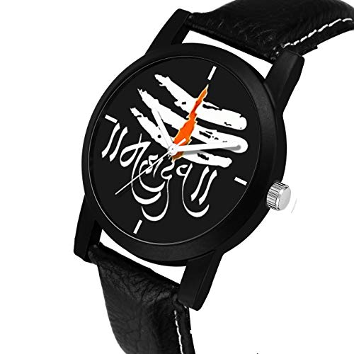 SWADESI STUFF ساوا ديسي ستاف ساعة جلدية للرجال سلسلة ساعة تناظرية للرجال (قرص متعدد الألوان حزام ملون متعدد الألوان) - SDS 34-39-41 - Image 2
