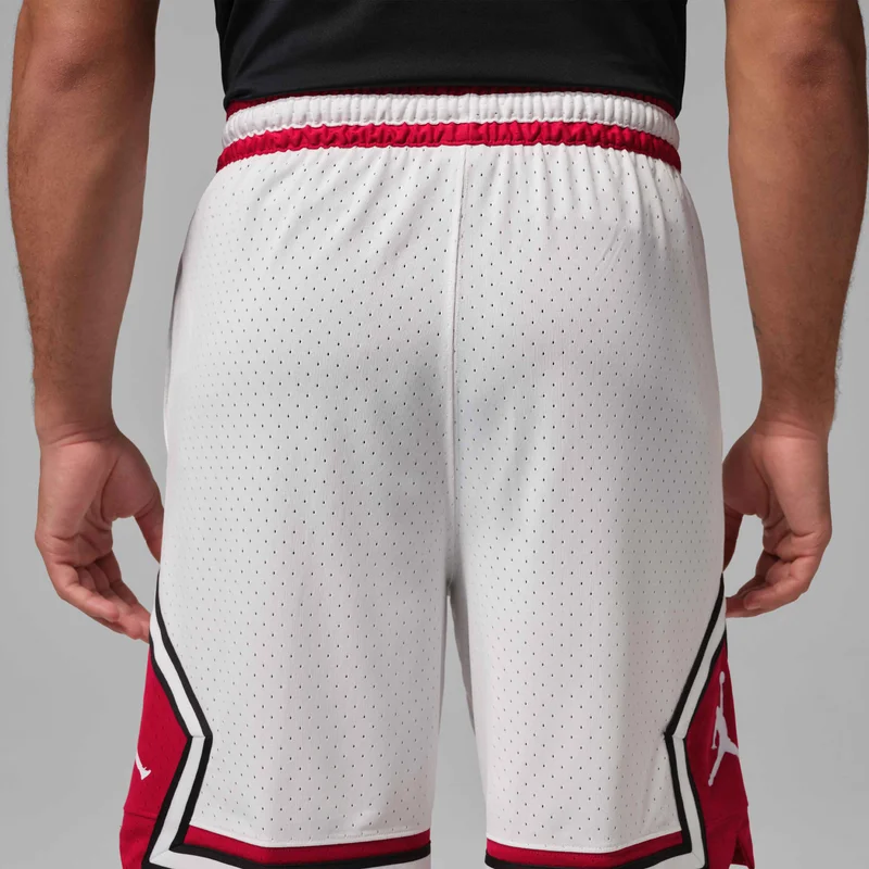 Jordan White Men's Sports Dri-FIT Diamond Shorts for Men | Best Price UAE