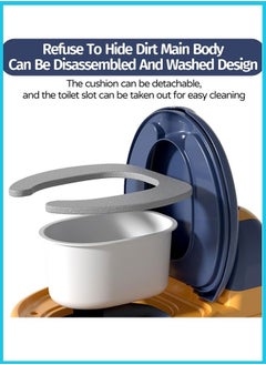 Generic Kid Size Potty, Realistic Potty Training Toilet, Toddler Potty Chair with Soft Seat, Removable Potty Pot, Toilet Tissue Dispenser and Splash Guard, Non-Slip for Toddler& Baby&Kids  - Image 3