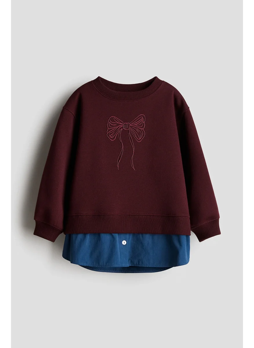 H&M Double-Layered Sweatshirt