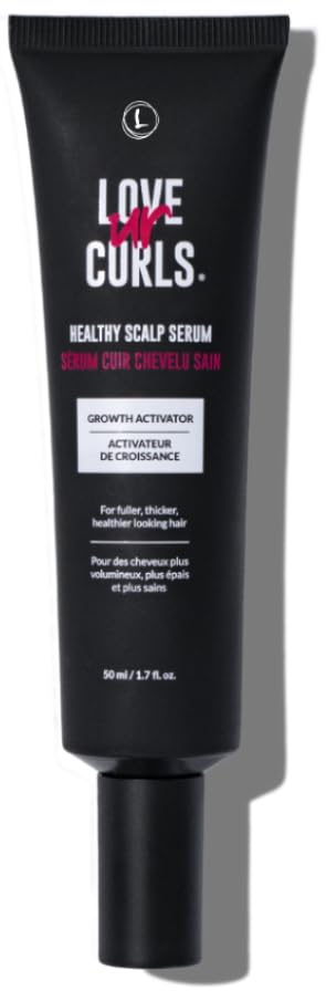 Love Ur Curls Love Ur Curls  Healthy Scalp Serum Growth Hair Activator Turmeric  Basil Extracts for Deep Moisturizing and Thicker Full Hair Vegan 50mL