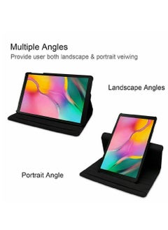 GENNEXT Galaxy Tab A7 Case, 10.4" 2020 Tab A7 case, PU Leather Smart Case 360 Degree Rotating case Smart Folio Book case For Samsung Galaxy Tab A7 10.4-inch 2020 case (SM-T500/T505/T507) (Black)  - Image 2