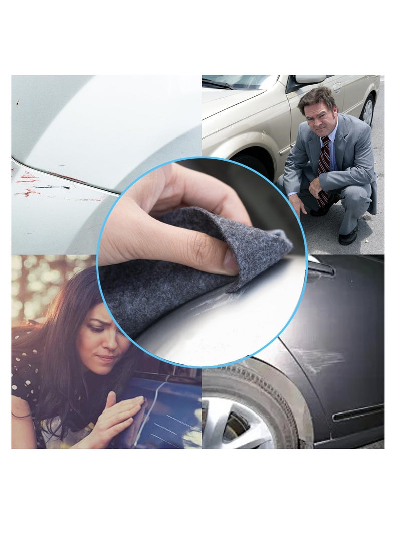 Excefore - Nano Sparkle Cloth for Car Scratches, 4 Pcs Nano Sparkle Cloth Car Scratch Remover, Shine Cloths for Car Scratches, for Car Scratches,with Scratch Repair and Polishing Function - Image 1