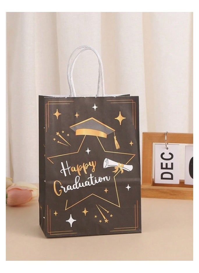 Generic 8 pieces of paper bags for graduation gifts with different sayings for graduation and success parties  - Image 2