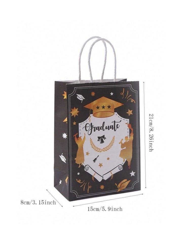 Generic 8 pieces of paper bags for graduation gifts with different sayings for graduation and success parties  - Image 5