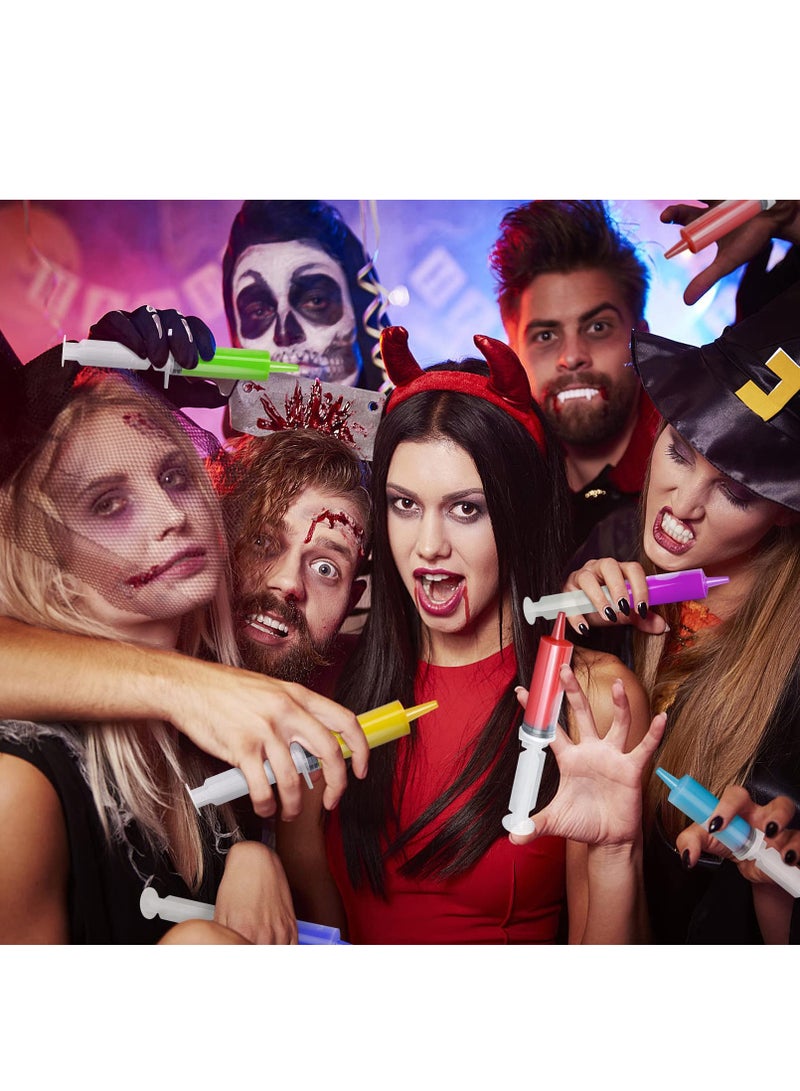 Excefore Jello Shot Syringes Set, Include 25 2 oz Syringes for Jello Shots, 25 Jello Shot Cups with Lids, 2 Cleaning Brush, Condiment Containers for Bachelorette Parties Summer Party Supplies 50 Pack - Image 3