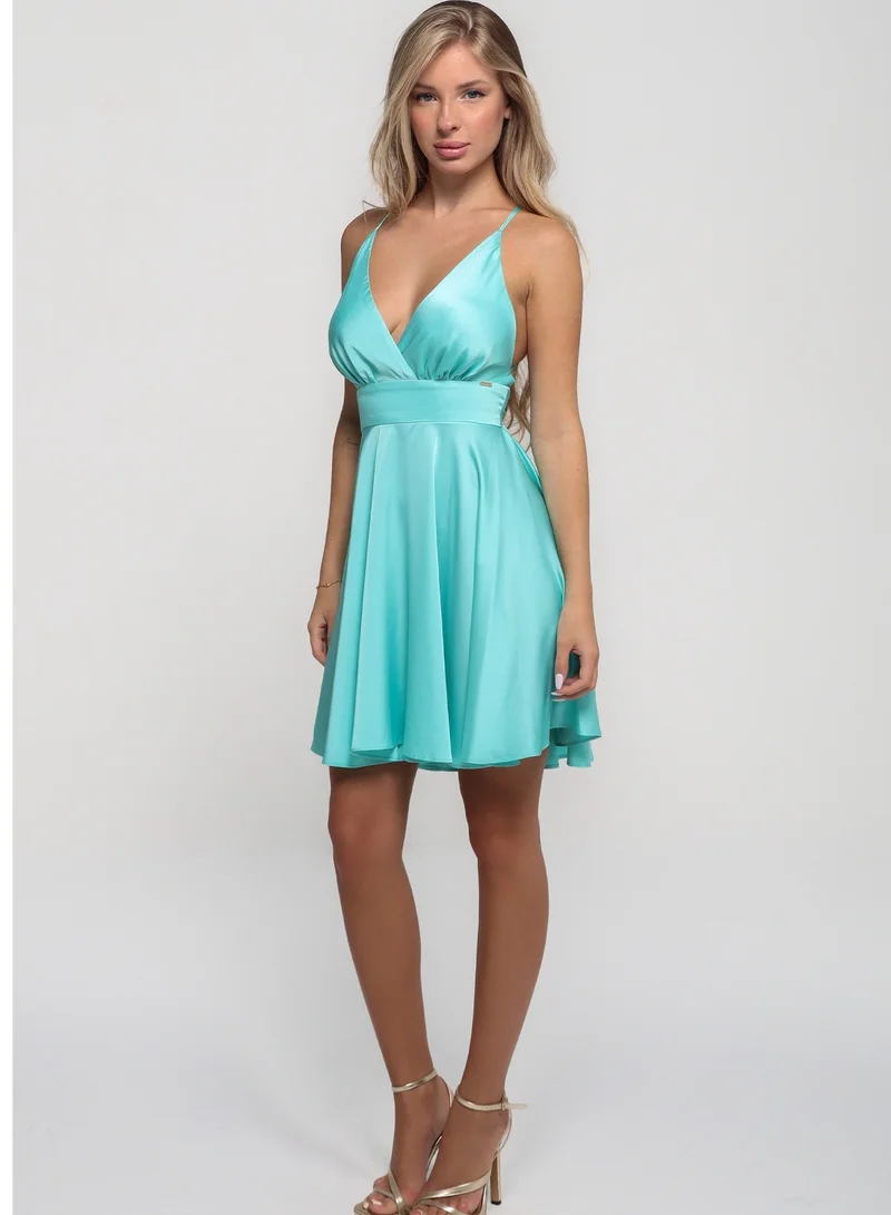 انيتاس Lucky Him Dress - Blue