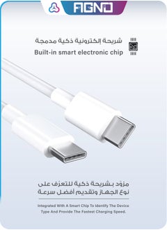AGNO Official USB type C To type-C Super Fast Charging Cable 1.8M For iPhone 16/15, iPad, Macbook, Samsung  - Image 2
