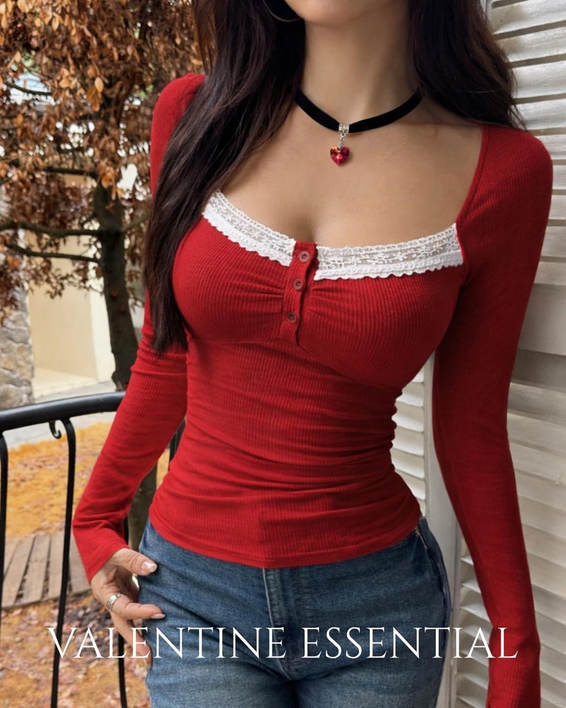 ISCASSE Black Choker Necklaces for Woman Love Heart Choker Necklace Adjustable Velvet Choker Soft Collar Chain Red Heart Valentine Necklace Halloween Cosplay Party - Image 3