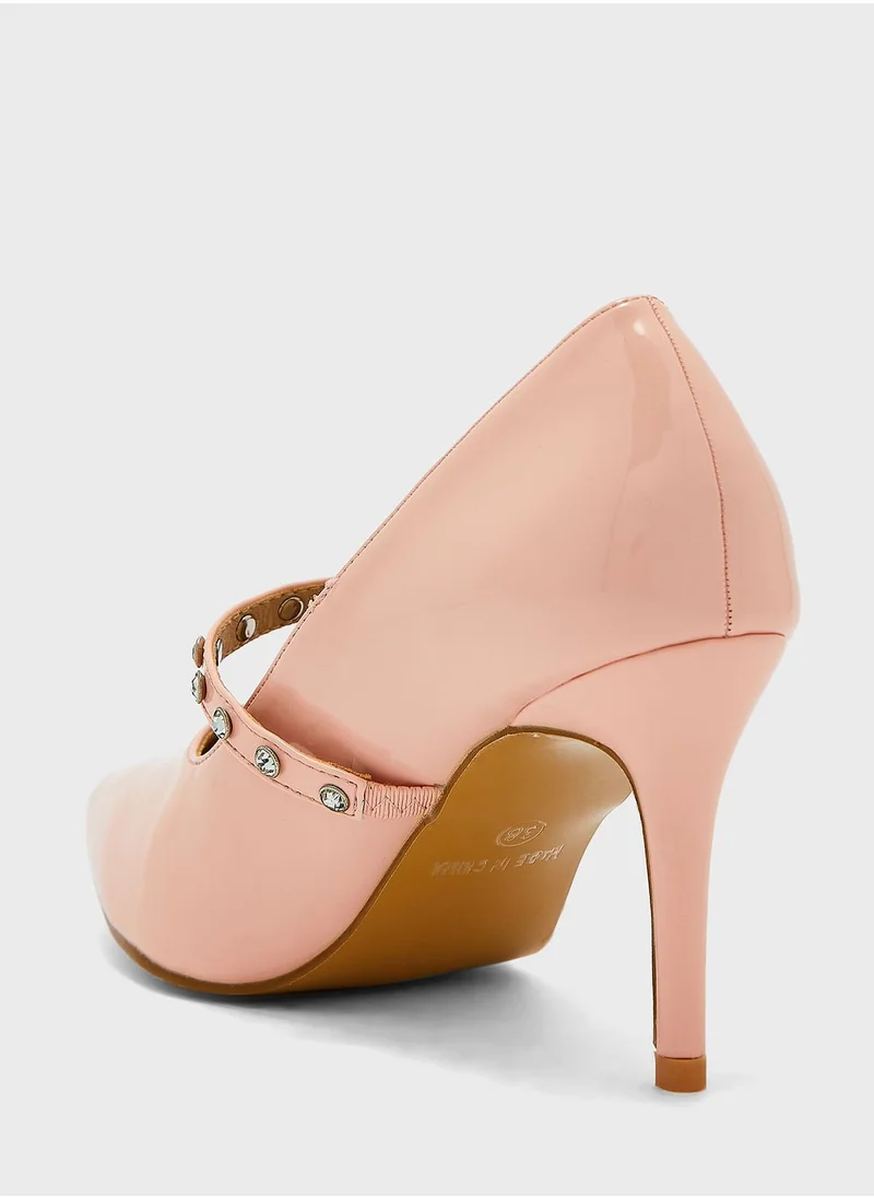 ELLA Patent Pointed Pump