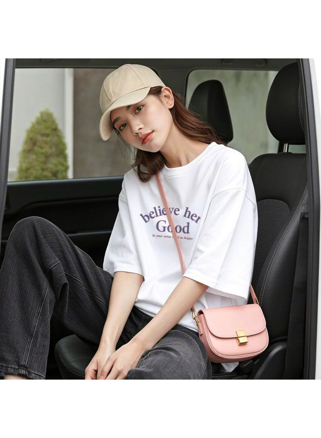 TonLion Women's Short Sleeve T-shirt Summer 2025 Pure Cotton White Versatile Half-sleeve Top Loose Slimming Petite Tee - Image 5