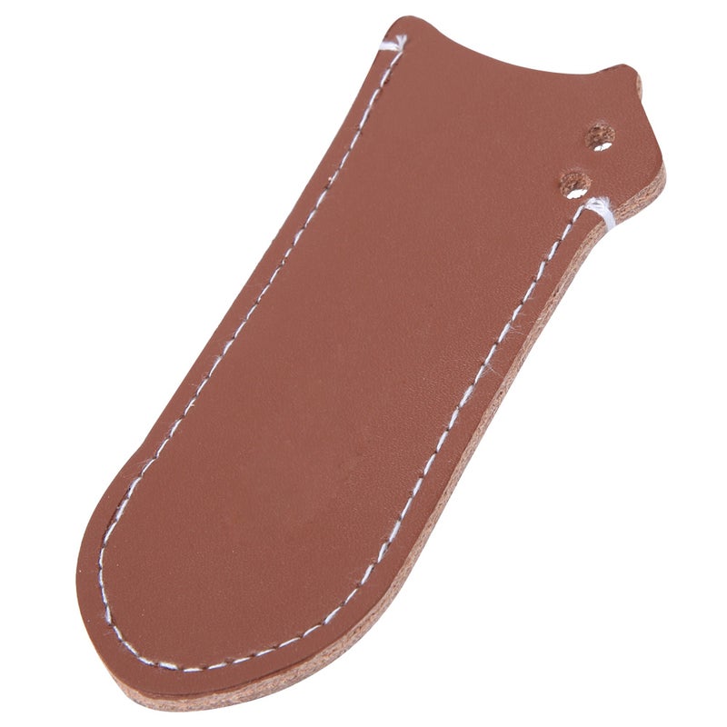 Outdoor Cast Iron Frying Pan Artificial Cowhide Handle Sleeve Foldable Protective Cover Anti Scald Heat Insulation(Handle Cover ) - Image 3