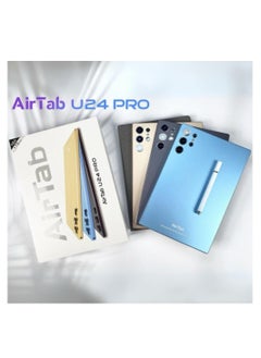 AirTab U24 Pro Smart Tablet 10.1-FHD Inch Display 16GB RAM 1TB ROM – With Arabic Keyboard Gold  - Image 1