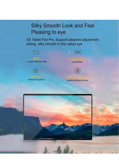 AirTab U24 Pro Smart Tablet 10.1-FHD Inch Display 16GB RAM 1TB ROM – With Arabic Keyboard Gold  - Image 4