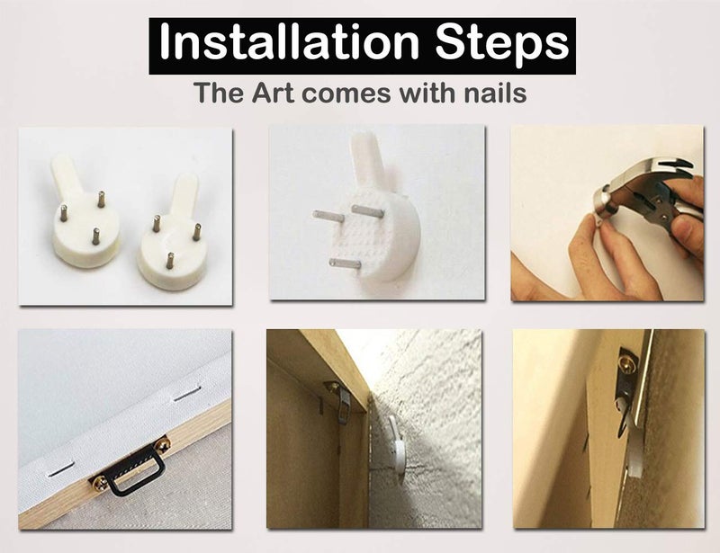 Artbrush Tower Multiple F35 Military Jet Strike Aircraft Preparing for Takeoff on A Strike Mission Wall Decor Aviation Decoration Home Bedroom Artwork Wooden Frame 5 Piece(60''Wx32''H) - Image 5