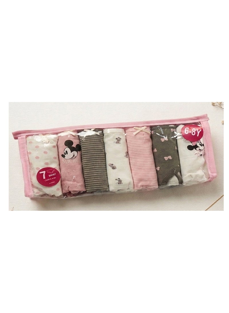 Carina Pack of 7 Girly Brief Panties - Image 3