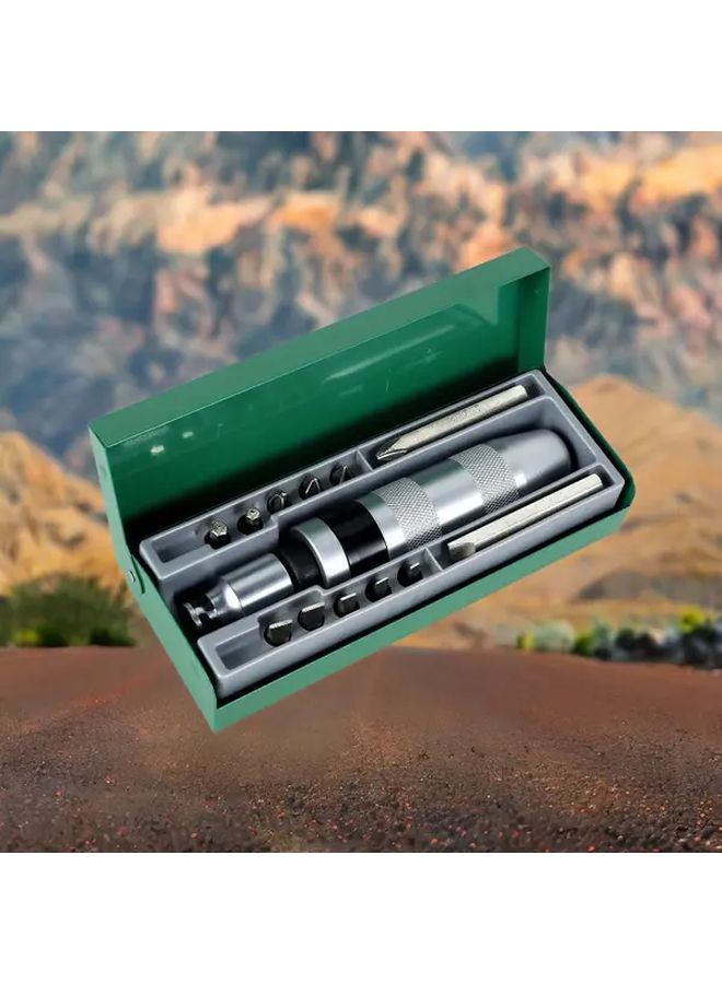 C 30 Heavy Duty Impact Socket Wrench Kit 13 Items Professional Mechanic Set - Image 2