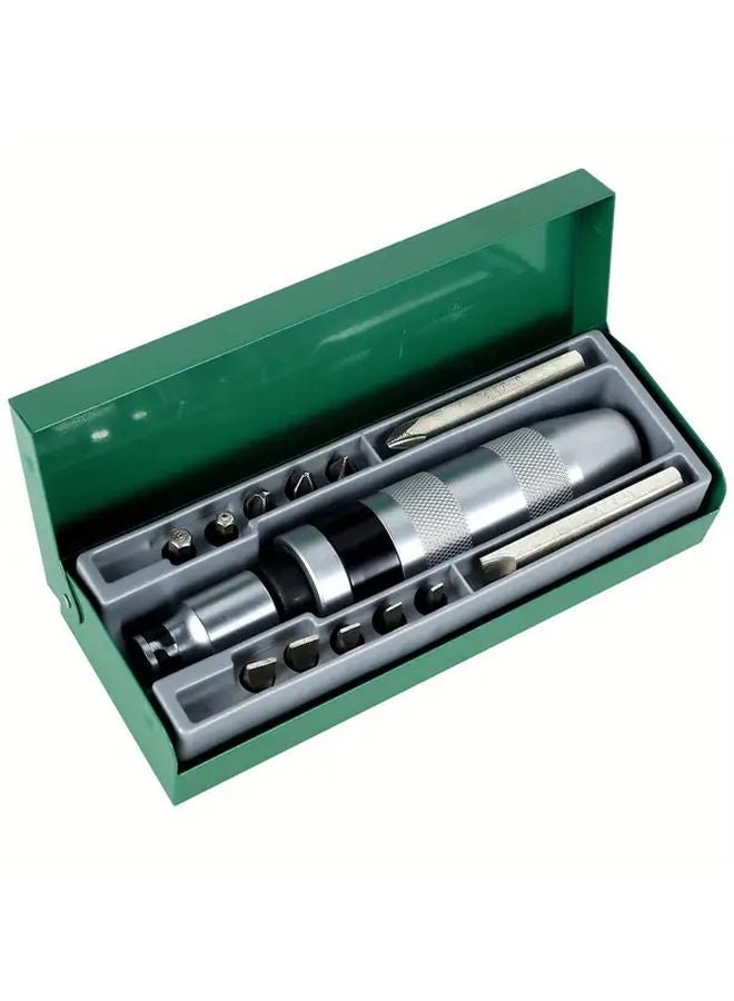 C 30 Heavy Duty Impact Socket Wrench Kit 13 Items Professional Mechanic Set - Image 3