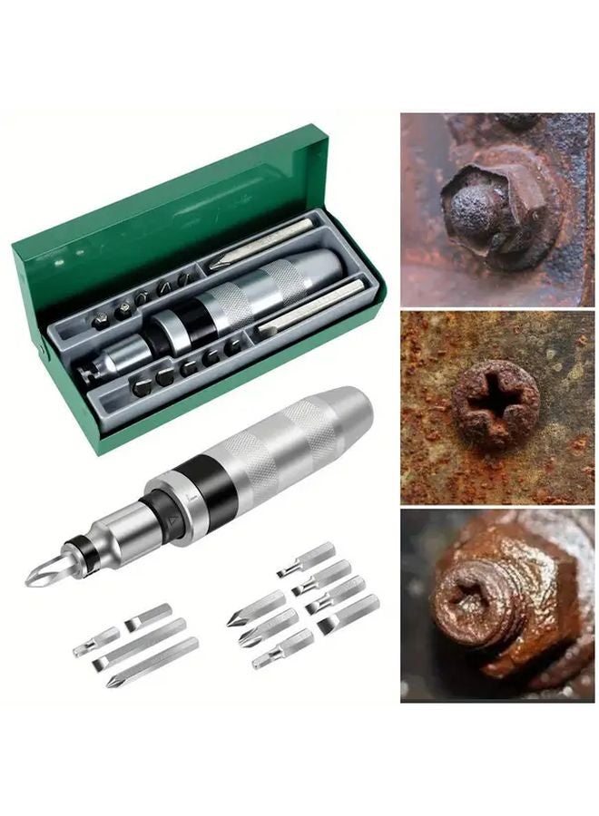 C 30 Heavy Duty Impact Socket Wrench Kit 13 Items Professional Mechanic Set - Image 5