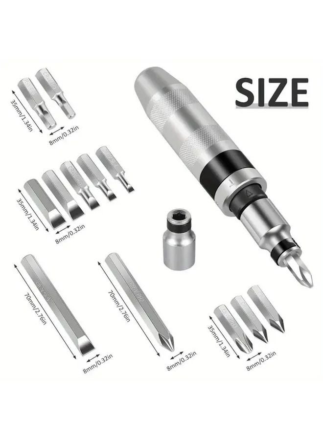 C 30 Heavy Duty Impact Socket Wrench Kit 13 Items Professional Mechanic Set - Image 4